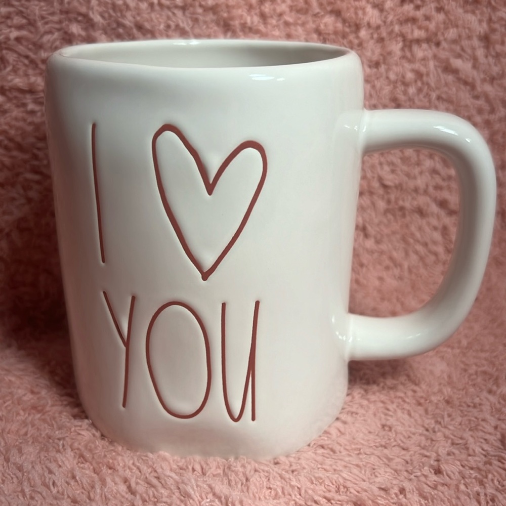 Rae Dunn I love you valentines mug